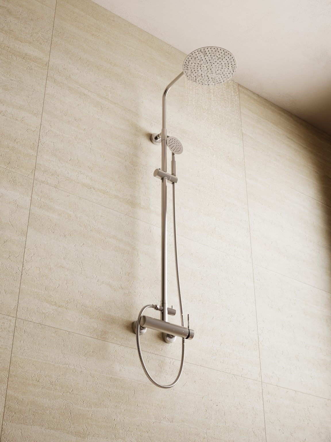 Rain_Monomando_columna_Acero