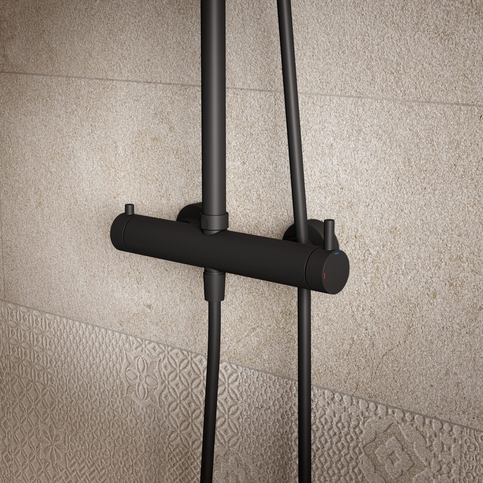 Rain_Monomando_columna_Negro_Det